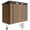 Teak, variant on Outsunny 8 x 4FT Metal Garden Storage Shed with 2 Vents, Green