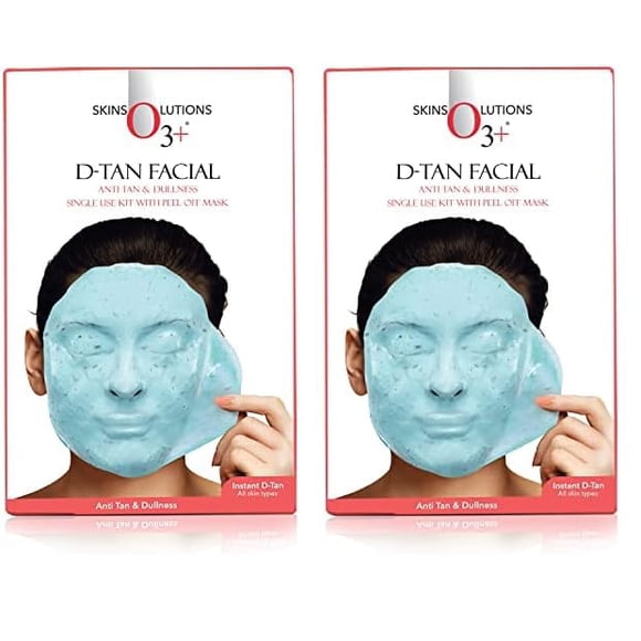 O3+ D-TAN Facial Kit 45g Each (Pack of 2)