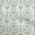 thumbnail image 1 of oneOone Viscose Chiffon Green Fabric Block Craft Projects Decor Fabric Printed By The Yard 42 Inch Wide, 1 of 1
