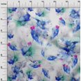 thumbnail image 2 of oneOone Georgette Viscose Fabric Flower Watercolor Printed Craft Fabric BTY 42 Inches Wide, 2 of 4