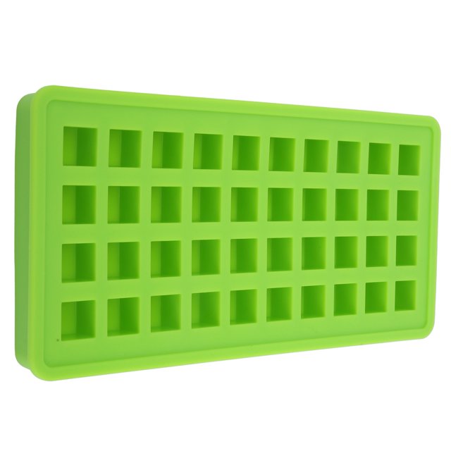 Ice Tray, 40 Grids Silicone Ice Tray Square Shape Ice Cubes Maker DIY Kitchen Accessories for Bars, Restaurants or Homes