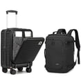 thumbnail image 1 of Joyway 20-Inch Front Opening Expandable Carry-On Luggage with Detachable Spinner Wheels and Travel Backpack, 1 of 7