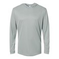 thumbnail image 1 of Paragon Mens Bahama Performance Hooded Long Sleeve T-Shirt, L, Medium Grey, 1 of 1