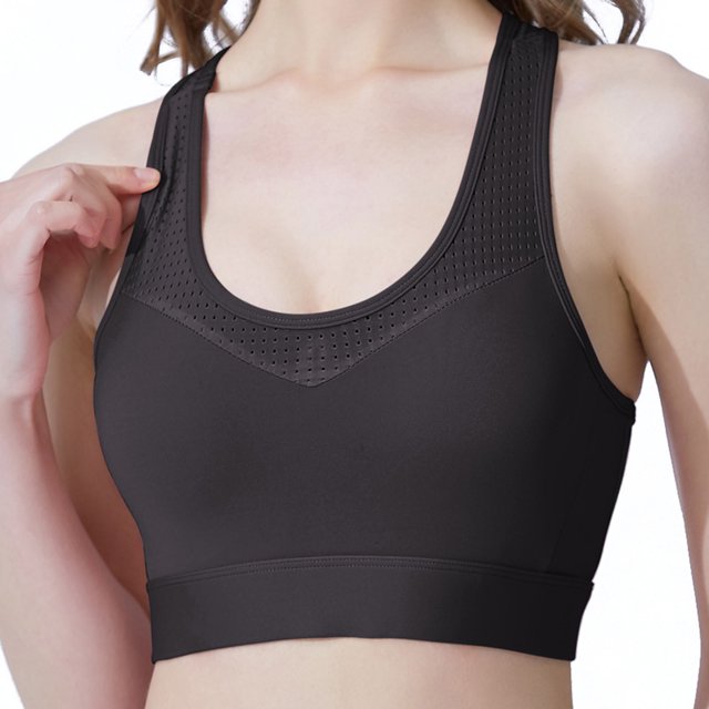 cfhntfmh Sports Bras for Women Seamless High Impact Support Racerback Bra No Underwire Bras for Running Workout