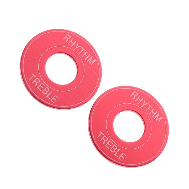 2PCS Electric Guitar Switch Gaskets Three Gear Guitar Toggle Switch Washer Plate Aluminum Guitar Switch Ring