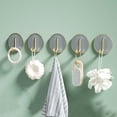 thumbnail image 1 of Deals of The Day Clearance! No Punch Green Dormitory Hooks, Wall-Mounted Jewelry Hangers, Bathroom Clothes Hooks, Multi-Purpose Storage Racks for Bathroom and Kitchen, 1 of 6