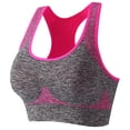 thumbnail image 1 of AherBiu Sports Bras for Women Wireless Racerback High Impact Support Workout Tops Yoga Bralette, 1 of 3