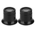 thumbnail image 1 of 2Pcs Lunettes Type Montre Réparation Loupe, Montres Loupes, pour Horloge Bijoutier, 1 of 8