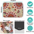 thumbnail image 5 of Washable Rubber Contemporary Red Multicolor Dish Drying Mats for Kitchen Counter Home Large Coffee Bar Pad Accessories and Decor for Utensils Stemware 18''''x24'''', 5 of 5