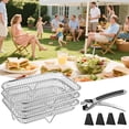 thumbnail image 3 of Efficient Cooking Stackable Stainless Steel Air Fryer Racks with Dehydrator for Home Kitchens and Restaurants Ideal for Enhanced Culinary Experience, 3 of 8
