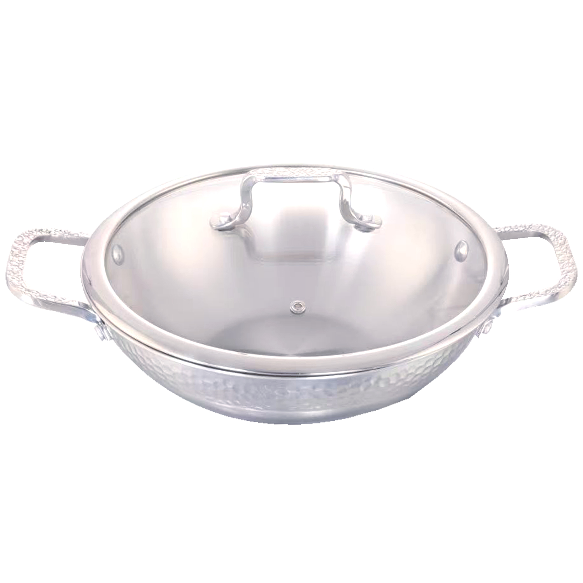 Ensemble de batterie de cuisine en acier inoxydable martelé Verka