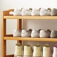 thumbnail image 5 of Shoe Rack Shoe Storage Rack Storage Shoe Shelf Multi Layer Shoe Rack Thicken Bamboo Large Capacity Durable Shoe Storage Rack For Bedroom Dormitory, 5 of 5