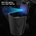 thumbnail image 1 of LED Car Ashtray Cup Holder with LED Light, Portable Double Layer Inner Box, OneHanded Operation, Night Lighting, Cleaning Stick, Great Design for Cigar Smoking While Driving,, 1 of 8