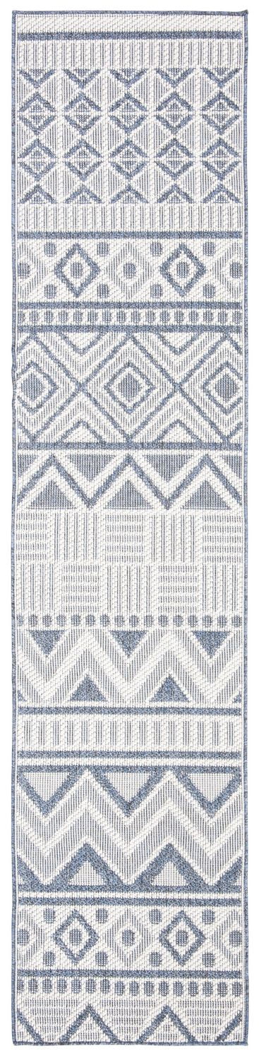 SAFAVIEH Bermuda Jacinth Tapis Intérieur/Extérieur Géométrique Lavable en Machine