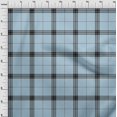 thumbnail image 3 of oneOone Viscose Jersey Fabric Tartan Check Print Sewing Fabric BTY 60 Inch Wide, 3 of 4