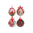 thumbnail image 1 of Ornement En Ruban Cardinal (Assortiment) (12/Disp) - Lot De 12, 1 of 4