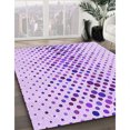 thumbnail image 3 of Ahgly Tapis Rectangulaire Lavable en Machine Intérieur Transitionnel Violet, 2 Pieds x 4 Pieds, 3 of 7