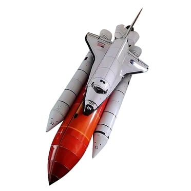 1: Modèle de Fusée Space en Papier 150, Jouet de Fusée Space Fait à la Main Shuttle Atlantis pour Enfants (Kit Non Assemblé)