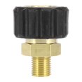 thumbnail image 4 of Unique Bargains G1/4-19 High Pressure Foam Spray Washer Adapter Nozzle Quick Connector for Karcher Pro HD HDS, 4 of 6