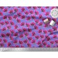 thumbnail image 2 of Soimoi Moss Georgette Fabric Artistic Floral Decor Fabric Printed Yard 42 Inch Wide, 2 of 3