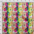thumbnail image 4 of oneOone Georgette Viscose Light Beige Fabric Abstracts Sewing Craft Projects Fabric Prints By Yard 42 Inch Wide, 4 of 5
