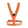 thumbnail image 2 of LED Reflective Vest Running Gear, Practical Safety Reflective Vest Band Polyester Latex Silk POM PVC 3 Lighting Mode  for Outdoor Work Green,Orange Red,Pink,Yellow, 2 of 7