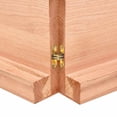 thumbnail image 3 of vidaXL Table Top Light Brown 180x60x(2-6)cm Treated Solid Wood Live Edge, 3 of 7