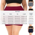 thumbnail image 3 of BLVB Womens Plus Size Biker Yoga Shorts High Waisted Stretchy Non-see Through Workout Athletic Gym Shorts, 3 of 7