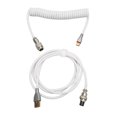 thumbnail image 1 of Mechanical Keyboard Cable, Fast Charging Gaming Keyboard USB Cable Double Sleeve  for Office White,Black,Blue,Red,Purple, 1 of 7