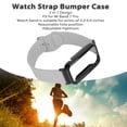 thumbnail image 3 of Mi Band 7 Pro Silicone Watch Strap Band with Protective Bumper Case, 2 in 1 Design, Adjustable Tightness, Soft, Sweatproof, Waterproof, Easy Installation, Multiple, 3 of 7