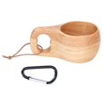 thumbnail image 2 of Coffee Cup, Wooden Mug Smoothed 200ml  For Party For Office, 2 of 8