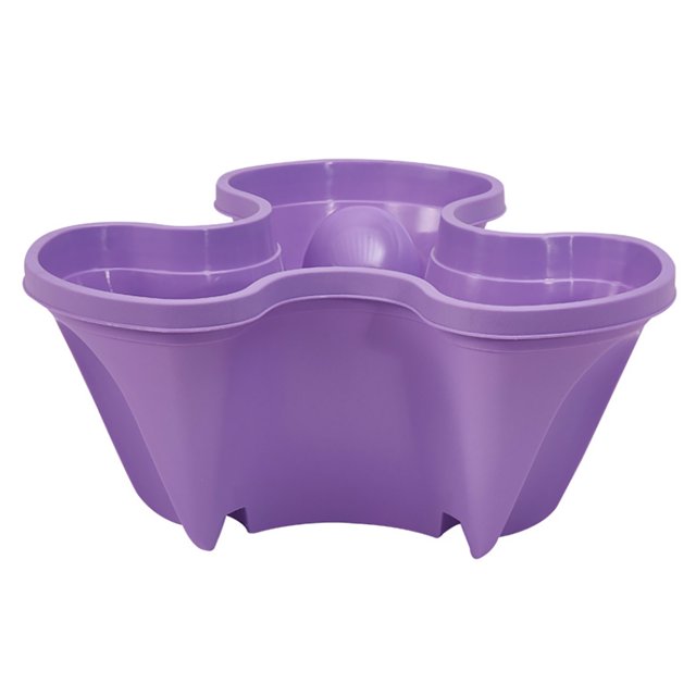 PP Three-dimensional Three-petal Flowerpot Cultivation Pot Portable PP Stackable Multi-layered DIY Strawberry Planter