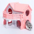 thumbnail image 3 of fastboy Ample Space Exquisite Craft Hamster Villa House For Small Pets Durability Villa House Small Pet Blue, 3 of 6