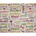 thumbnail image 5 of oneOone Polyester Lycra Yellow Fabric Text Craft Projects Decor Fabric Printed By The Yard 56 Inch Wide, 5 of 5