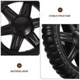 thumbnail image 3 of OULII Shopping Carts Spare Wheels 2Pcs Pressure Resistant Plastic Black, 3 of 8