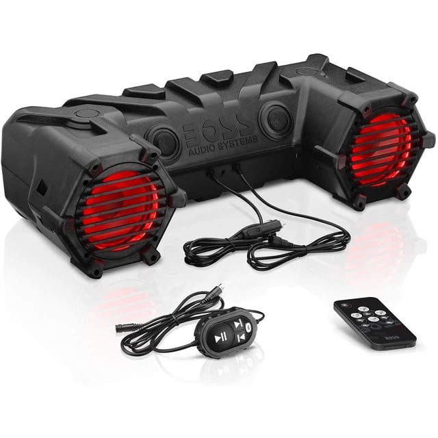 Boss Audio ATV30BRGB VTT/UTV 6,5 Pouces 450 W Haut-Parleur Étanche Système Audio et Son