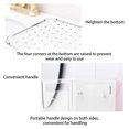 thumbnail image 4 of Yhmxh Home Storage-Storage Bins Storage Container Organization and Storage Transparent Storage Bins for Hanging In Bathrooms,Laundry Rooms,Kitchens,Dressing Tables (transparent) storage storage, 4 of 6