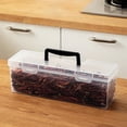 thumbnail image 1 of DcGZvy Baking Storage Containers Pantry Jars, Storage Containers Airtight Containers, Flour Storage Food Containers with Lids, 1 of 6