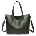 thumbnail image 1 of Women Tote Bag Solid Color Large Capacity Casual Tote Handbag Crossbody Purse, 1 of 6