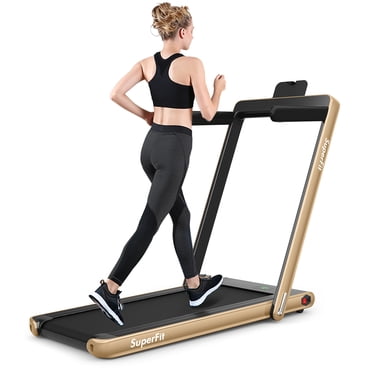 Patiojoy 2.25HP 2 in 1 Folding Treadmill W/APP Bluetooth Speaker Remote Control