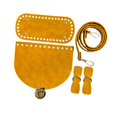 thumbnail image 4 of lionlar PU Leather Bag Knitting Set DIY Bag Making Kit for Home Professional Enthusiasts Yellow, 4 of 9