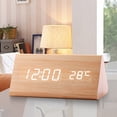 thumbnail image 1 of PRETXORVE Modern Digital Clock Display Day Of Week Living Room Clock or Office Wall Clock Desk or Wall Mount, 1 of 6