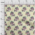 thumbnail image 1 of oneOone Polyester Lycra Fabric Leaves & Floral Block Print Fabric BTY 56 Inch Wide, 1 of 4