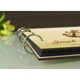 thumbnail image 3 of Wood Wooden Name Engraved Advice Book Custom Rustic Wedding Guest Book, 3 of 6