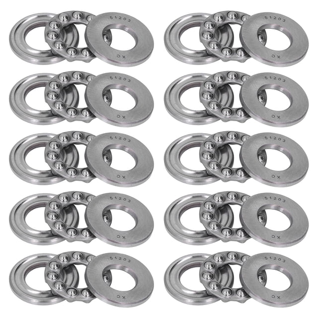 ANGGREK Thrust Ball Bearing, 10Pcs Balls Bearings For Equipment
