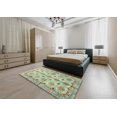 thumbnail image 4 of Ahgly Company Indoor Rectangle Abstract Brown Abstract Area Rugs, 6' x 9', 4 of 6