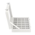 thumbnail image 2 of Small Velvet Jewelry Box Organizer 24, Practical 24 Compartments Jewelry Organizer Box Removable  For Household White, 2 of 8