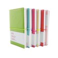 thumbnail image 4 of EeaseCA Cahier en Cuir PU avec Pages Colorées Bloc-Notes avec Papier Coloré Format Moyen (Vert), 4 of 6