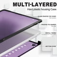 thumbnail image 3 of Étui pour MacBook Air 13,6 Pouces A3240 A2681 A3113 (Version 2022 2023 2024 2025) - Coque Rigide Robuste et Résistante - Violet, 3 of 5