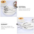 thumbnail image 3 of Shisuyan Ustensiles de Table Fourchettes en Acier Inoxydable Argent 2 Pcs Longueur 8.3 Po, 3 of 9